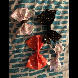 Girl bows